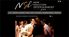 Desktop Screenshot of newsolutionentertainment.com